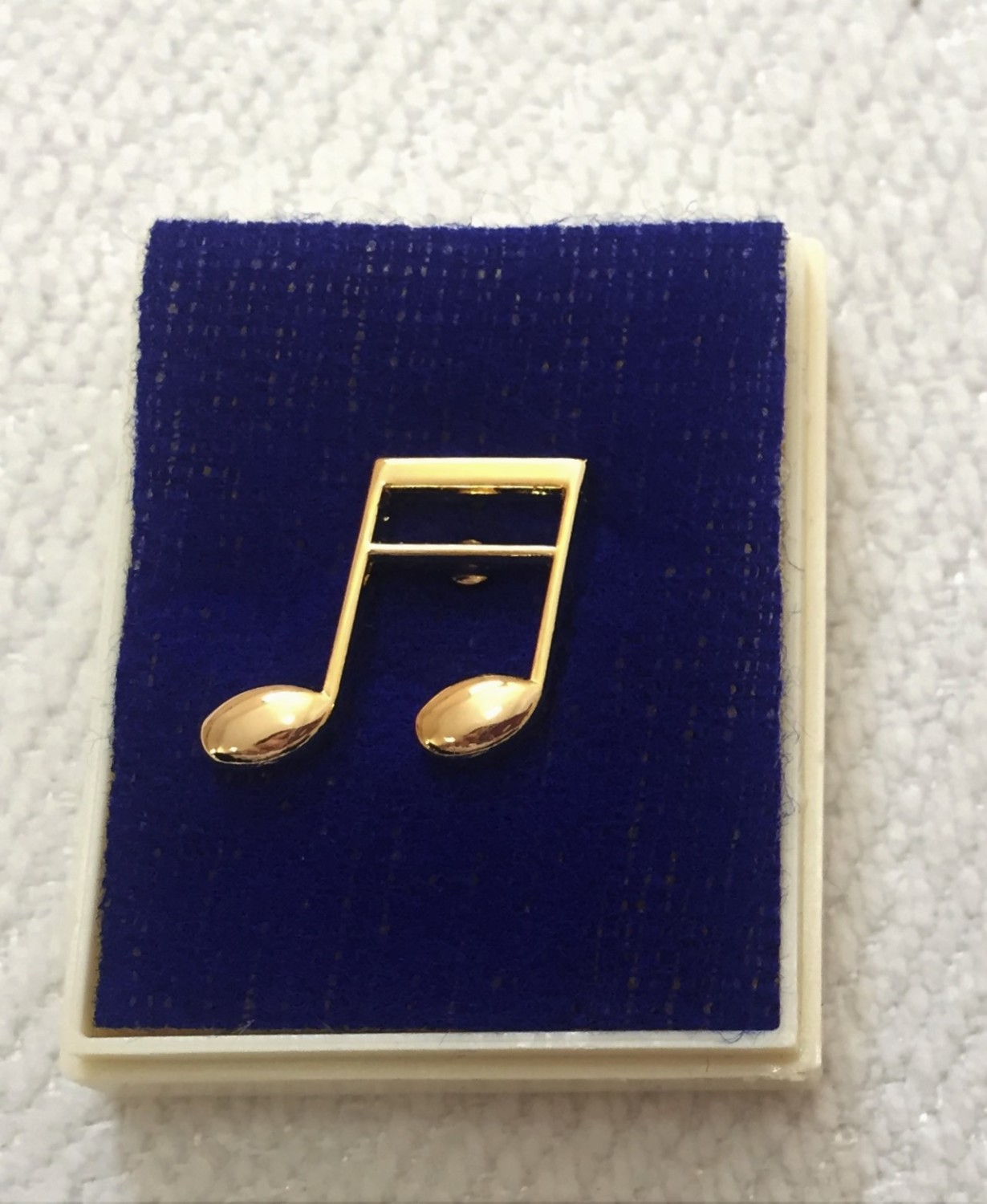 Altın Kaplama 16'lık Nota Pin - 1