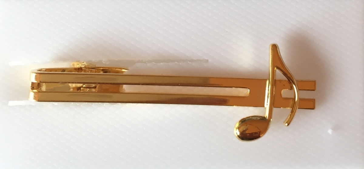 Altın Kaplama 8'lik Notalı Kravat İğnesi - G&G