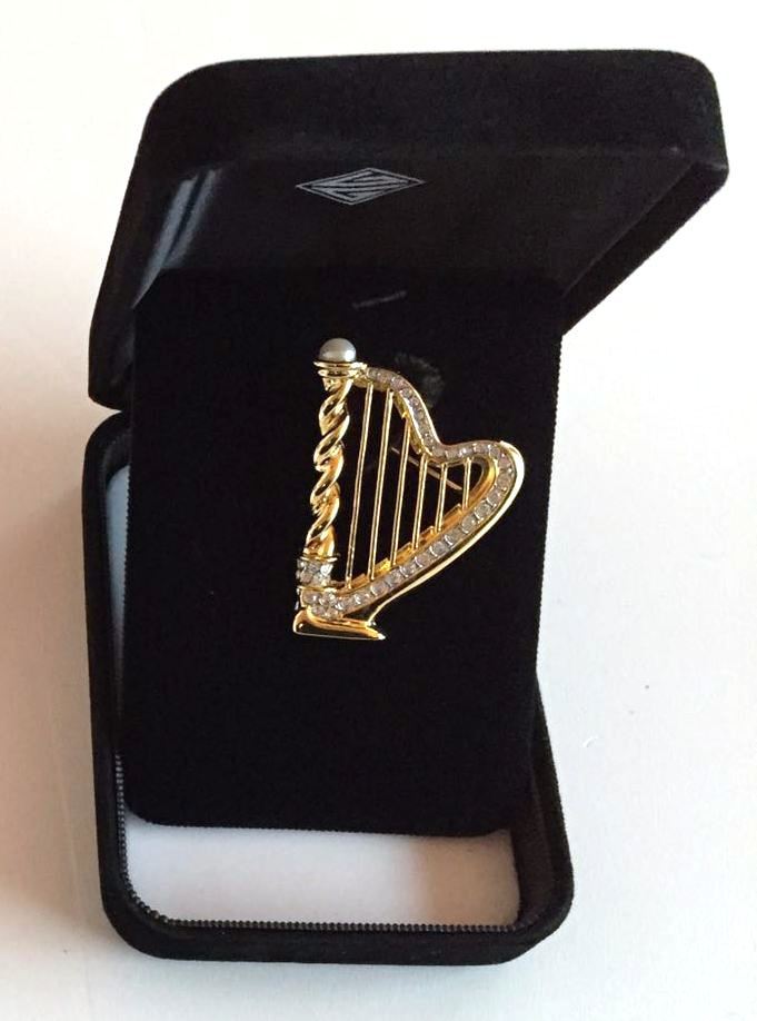 Altın Kaplama Arp Broş - G&G