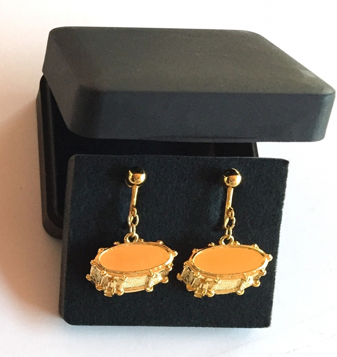 Altın Kaplama Davul Küpe - G&G