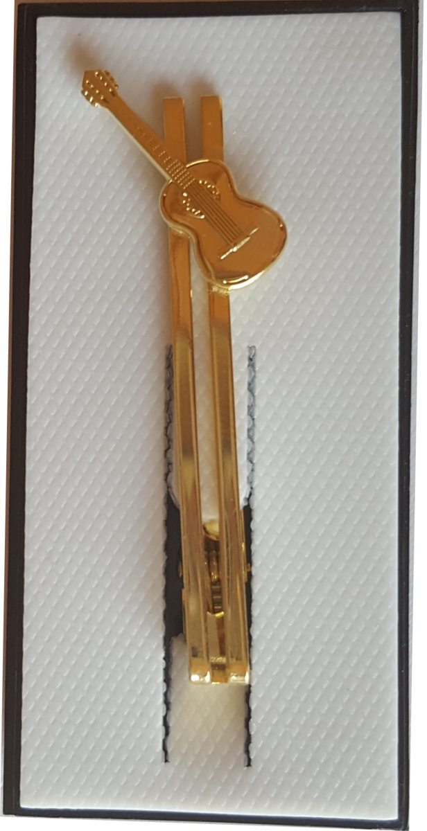 Altın Kaplama Klasik Gitar Kravat İğnesi - G&G