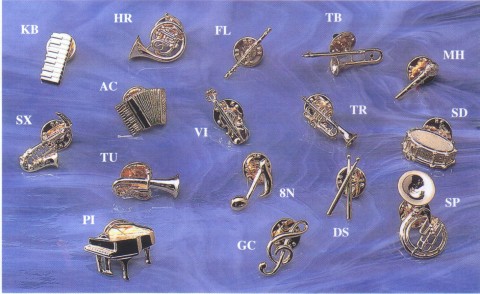 Altın Kaplama Susafon Pin - G&G