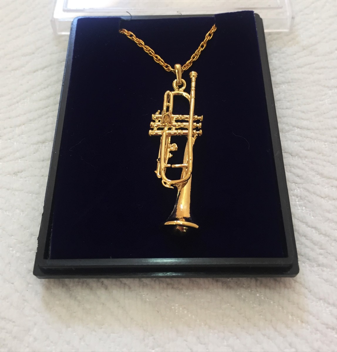 Altın Kaplama Trompet Kolye - G&G