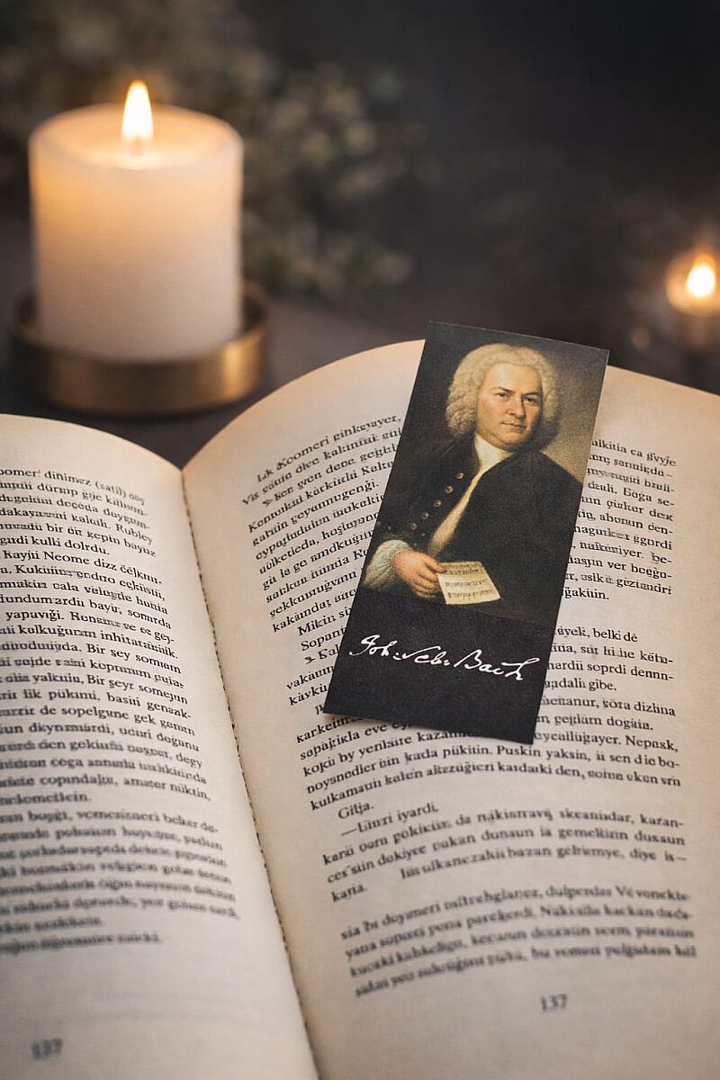 Bach Magnetli Kitap Ayracı - 2
