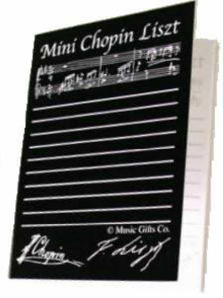 Chopin Listz Yapışkanlı Not kağıdı Beyaz