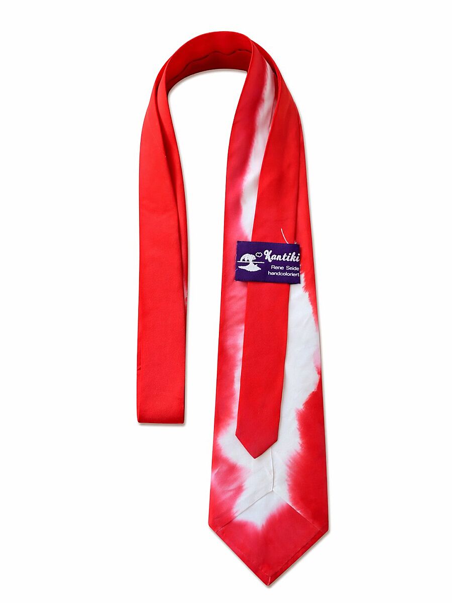 El Yapımı İpek Kravat - Fagot Desenli - 2