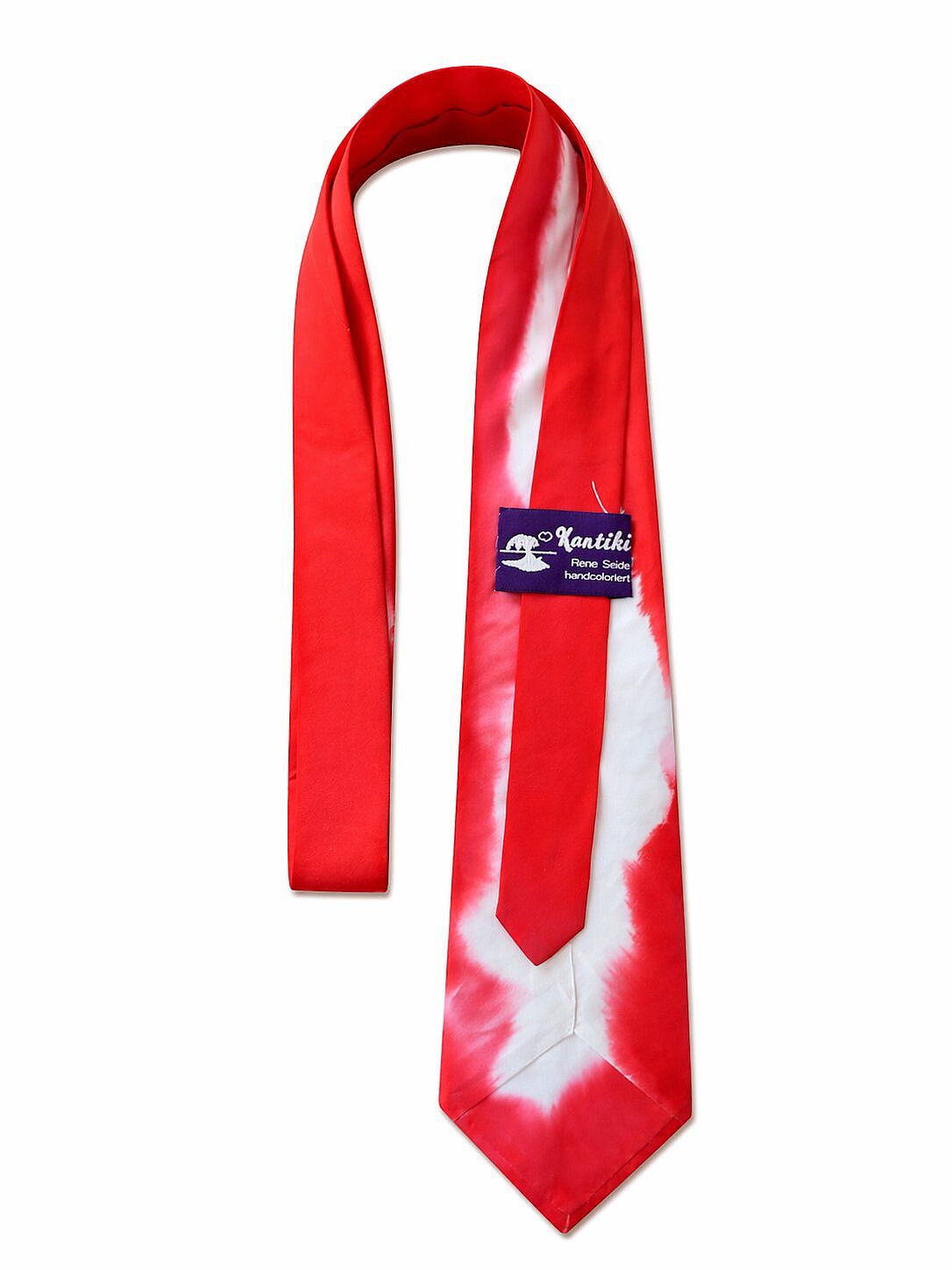 El Yapımı İpek Kravat - Fagot Desenli - 2