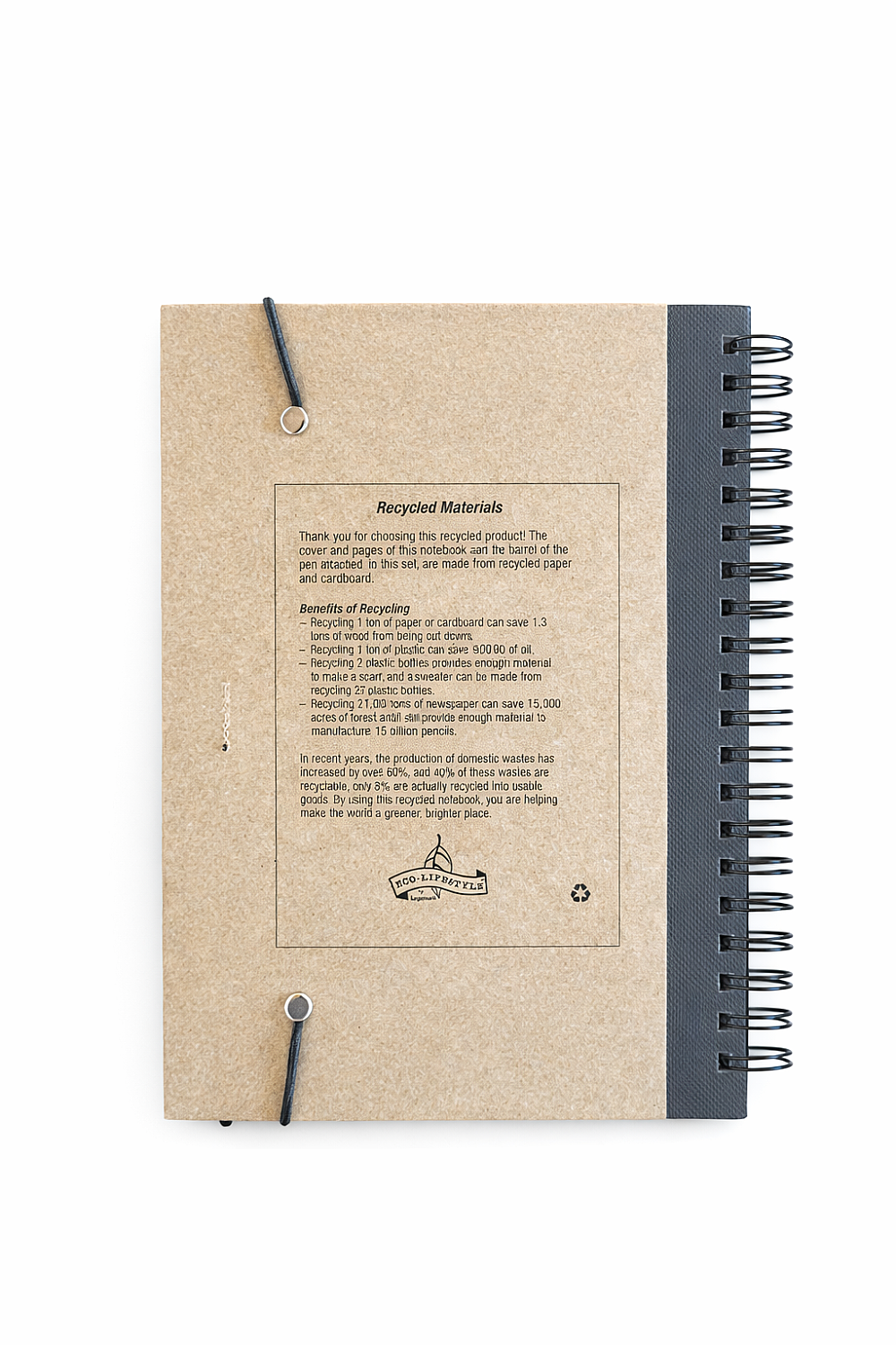 Geri Dönüştürülmüş & Müzik Temalı Defter & Kalem Seti - 3