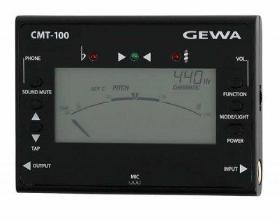 GEWA Akort Aleti ve Metronom -Tuner/Metronome CMT-100 - GEWA