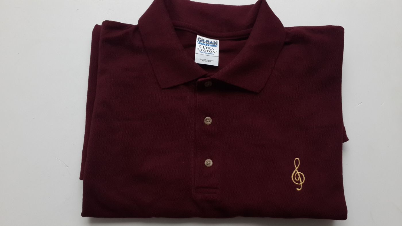 Golf Bordo T- shirt L