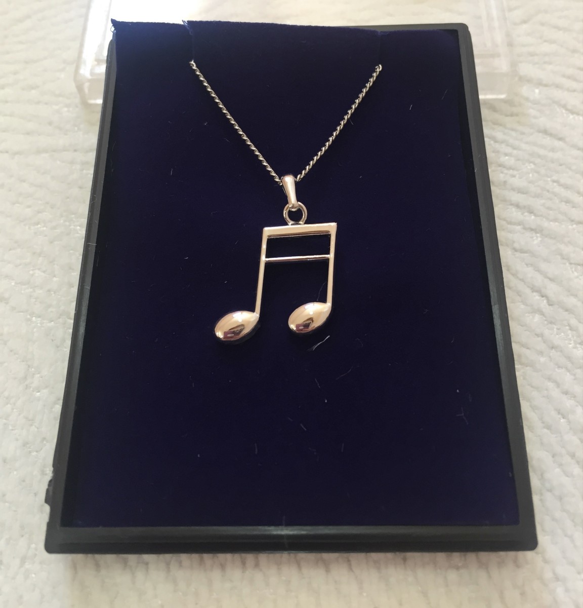 Gümüş Kaplama 16'lık Nota Kolye - G&G