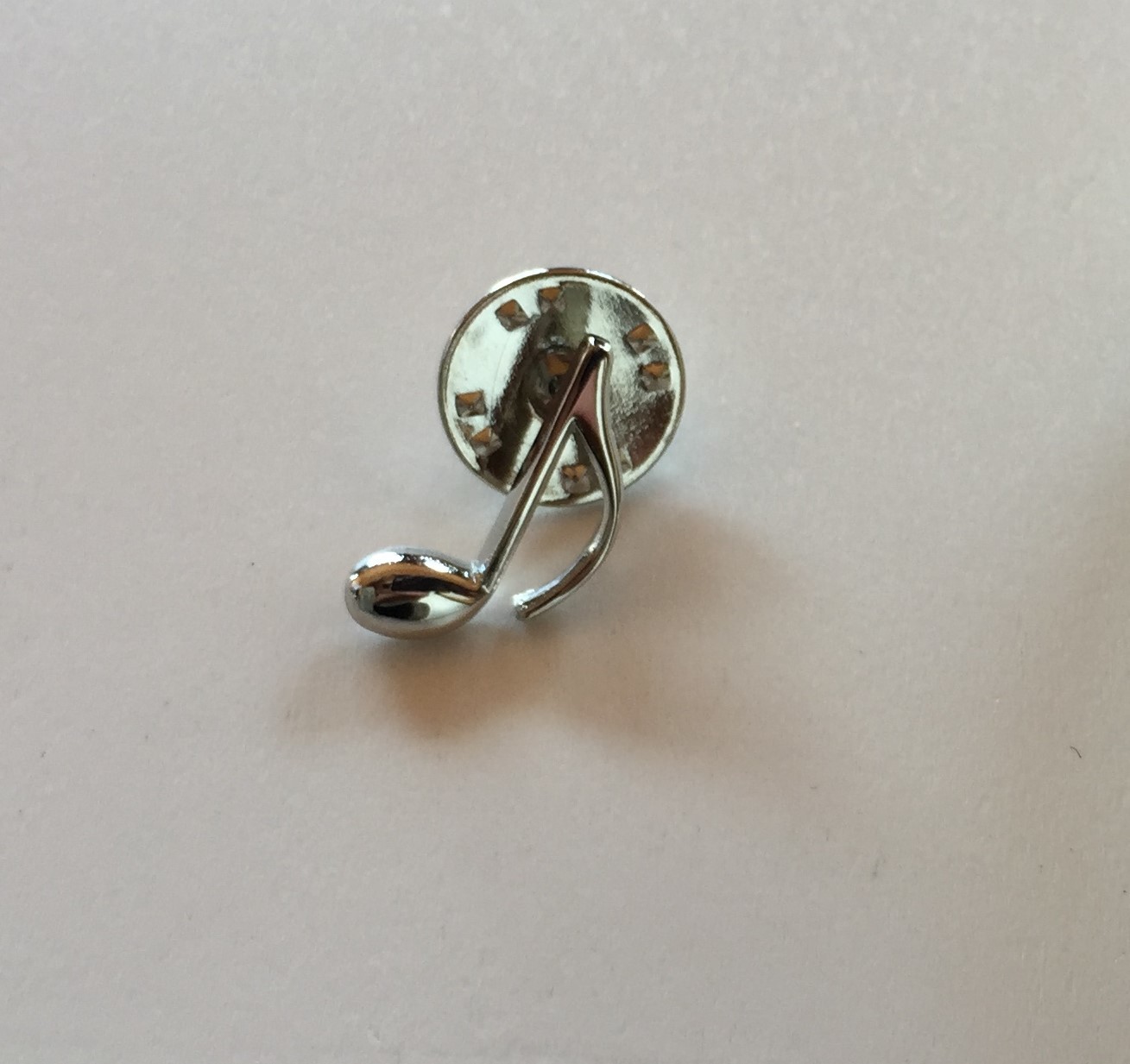 Gümüş Kaplama 8'lik Notalı Pin