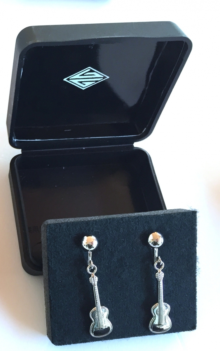 Gümüş Kaplama Klasik Gitar Küpe - G&G