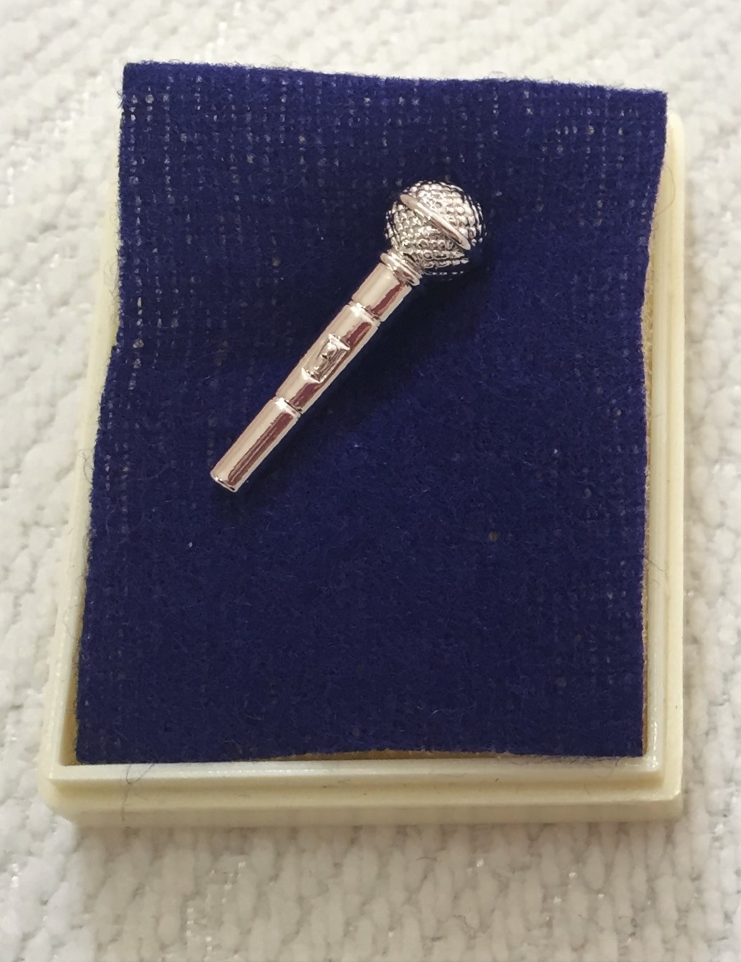 Gümüş Kaplama Mikrofon Pin