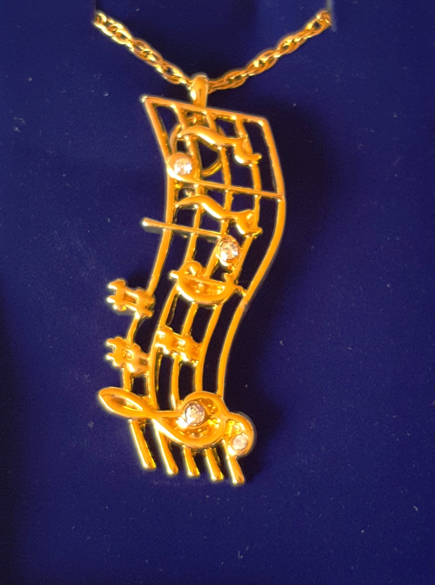 Kristal Taşlı Porte Kolye - G&G