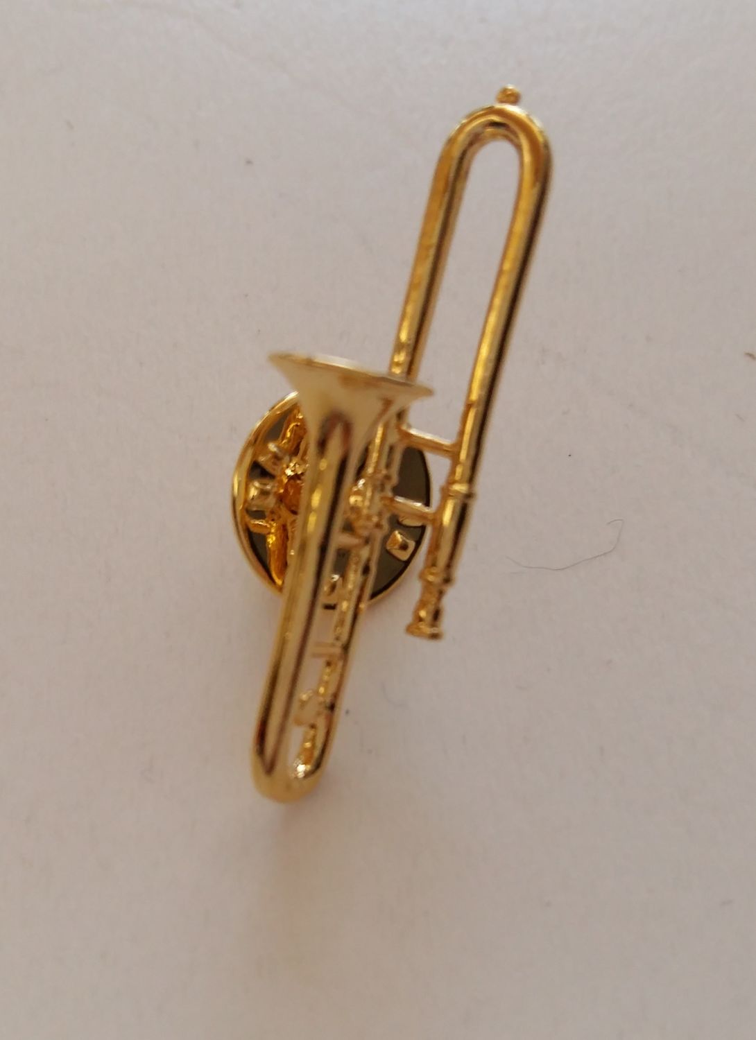 Gümüş Kaplama Trombonlu Pin