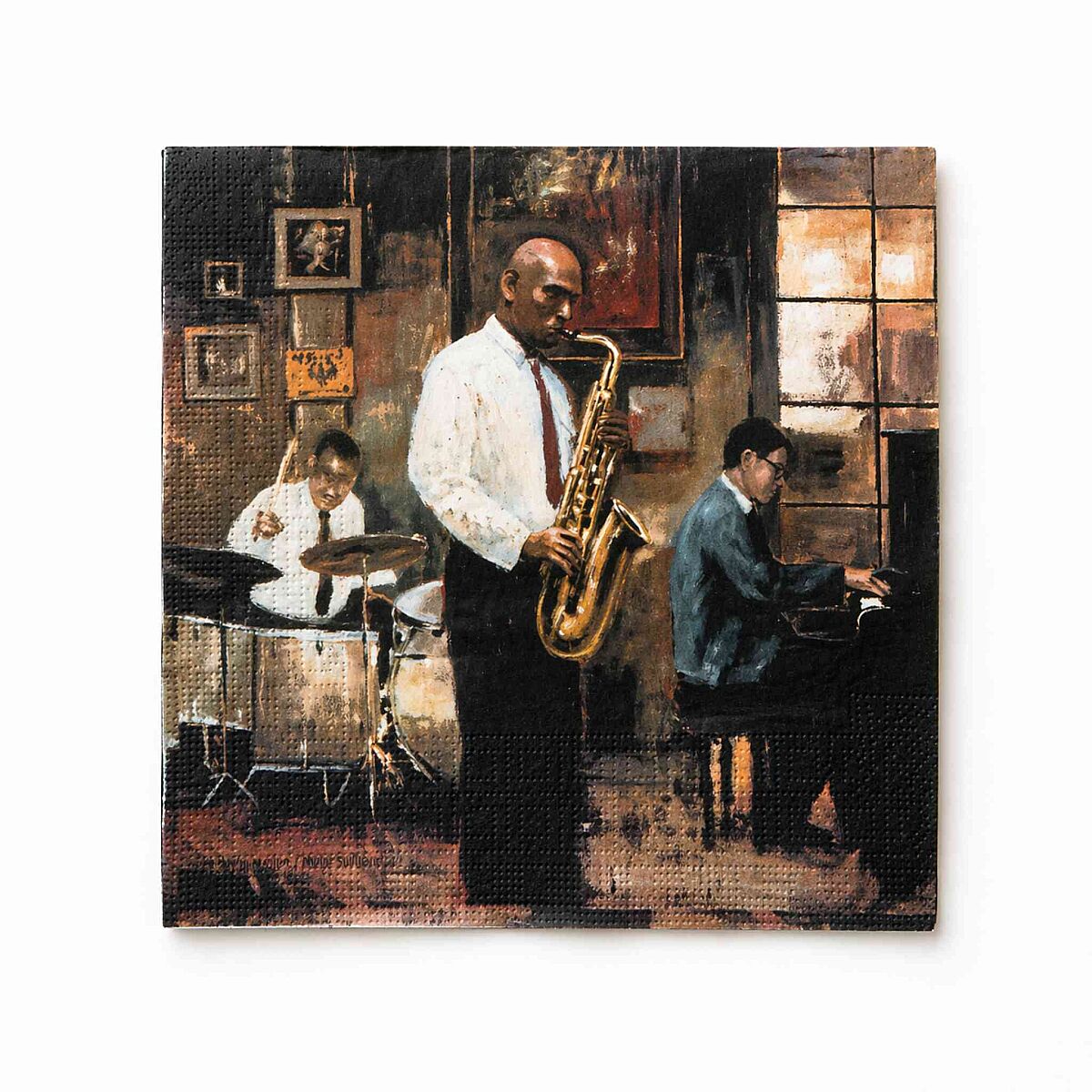 Jazz Temalı 20’li Peçete  - Musikboutique