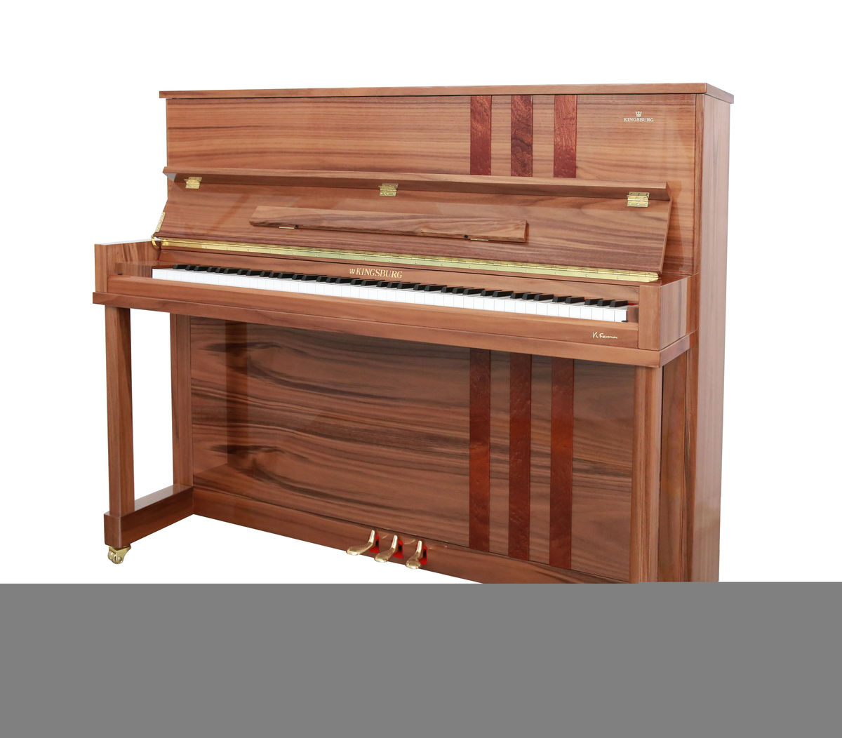 Kingsburg KG122 Siyah Konsol Piyano - Thumbnail