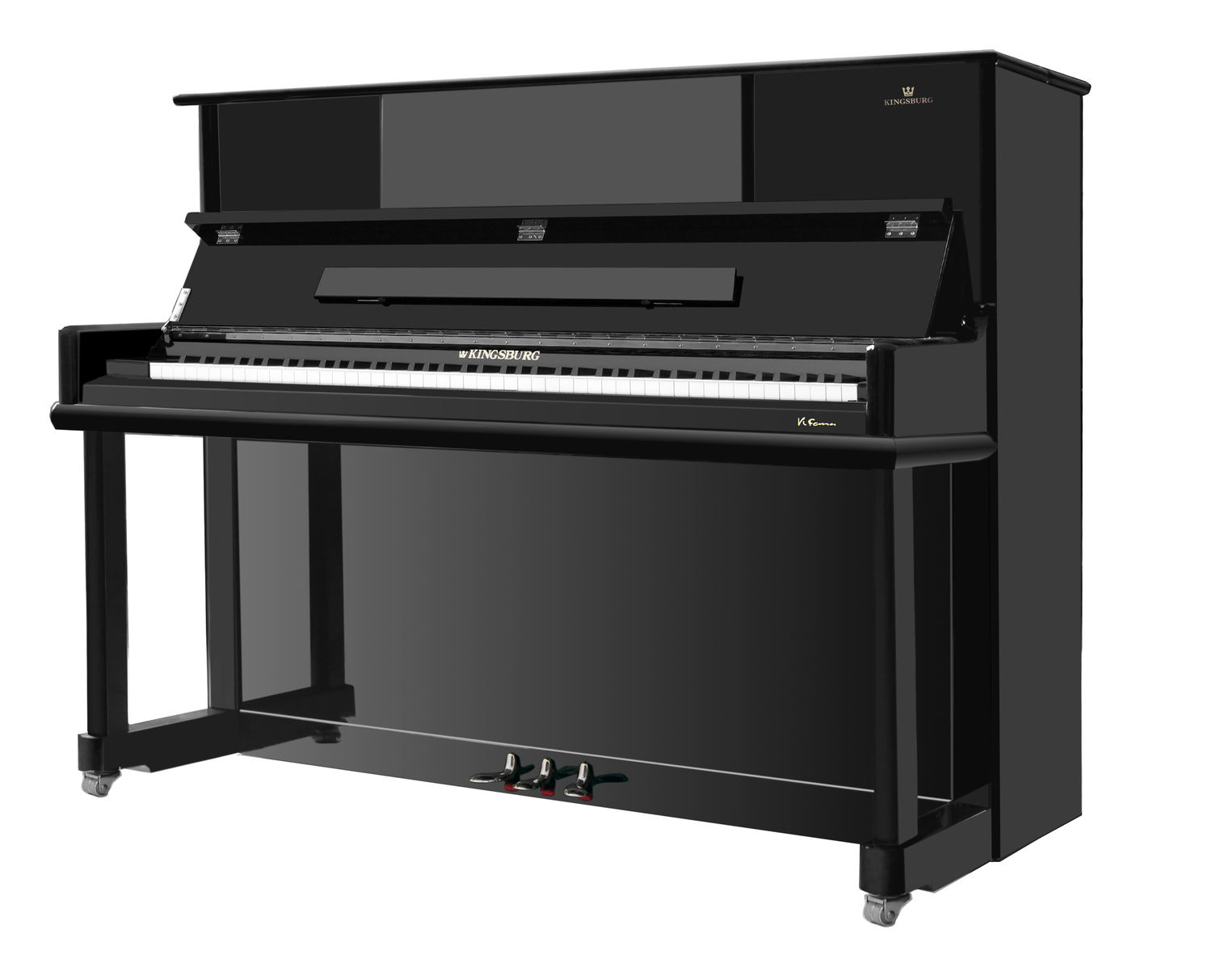 Kingsburg KG105 Siyah Konsol Piyano
