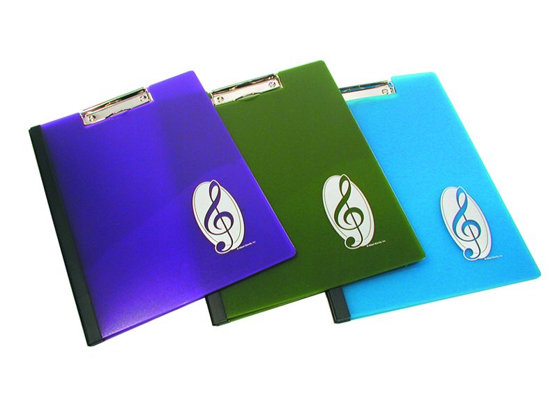 Klipsli Sol Anahtarı Desenli Dosya - Yeşil - AİM GİFTS