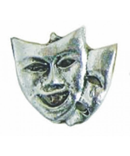 Maske Şeklinde Yaka İğnesi - 1