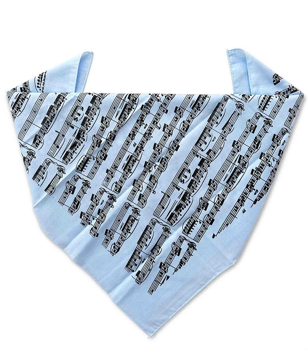 Nota Desenli Fular / Bandana - 9