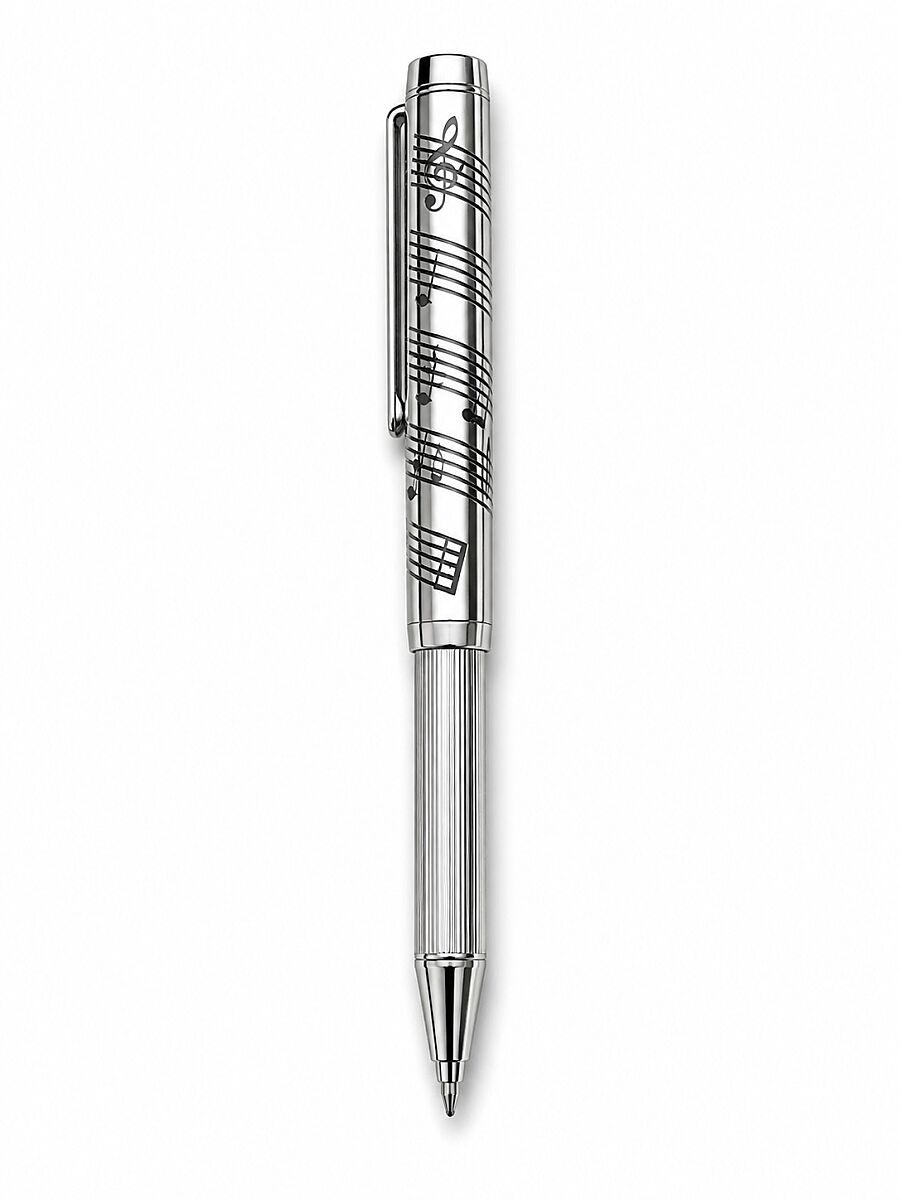 Nota Desenli Metal Tükenmez Kalem - 2