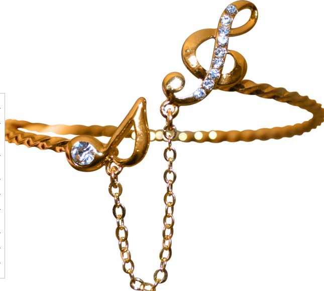 Sol Anahtarlı Altın Bilezik - AİM GİFTS