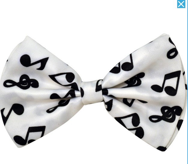 Siyah Notalı Beyaz Papyon - AİM GİFTS