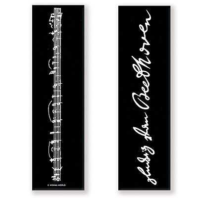 Beethoven İmzalı ve Notalı Kitap Ayracı - ViennaWorld