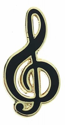 Sol Anahtarı Yaka İğnesi - 2