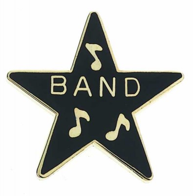 Yıldız Band Yaka İğnesi - Thumbnail
