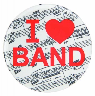 I Love Band Düğme - Thumbnail