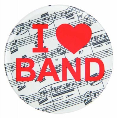 I Love Band Düğme - 2