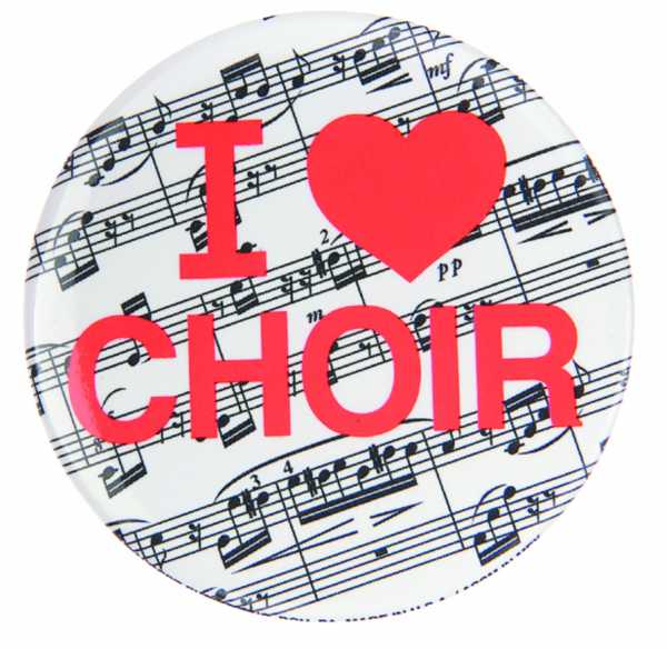 I Love Choir Düğme