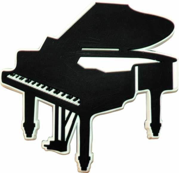 Kuyruklu Piyano Kauçuk Mıknatıs / Magnet - 1