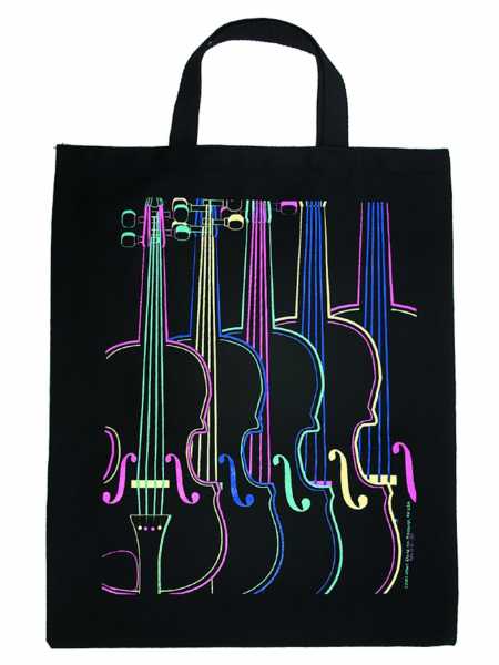 Keman 4 Renkli Baskılı Çanta - 1