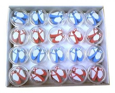 Bale Ayakkabısı Şeklinde İkili Silgi - Kırmızı - G&G