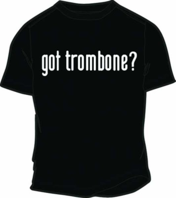 T-shirt Siyah Trombone - Thumbnail