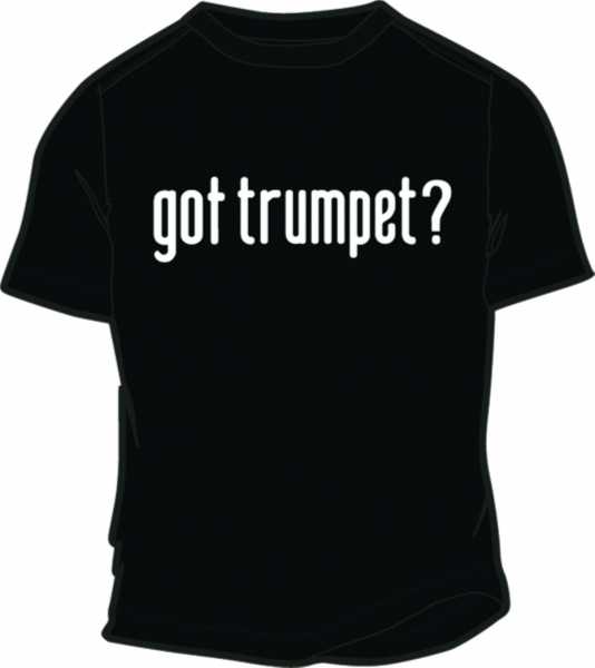 T-shirt Siyah Trompet