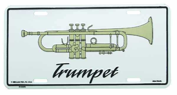 Trompet Metal Plaka