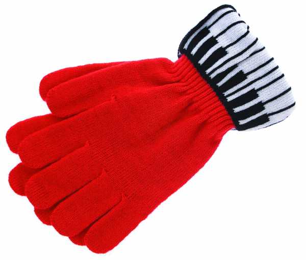 Tuşeli Kırmızı Eldiven - 1