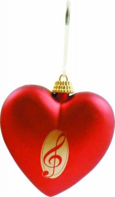 Yılbaşı Süsü Sol Anahtarı-Kalpli - AİM GİFTS