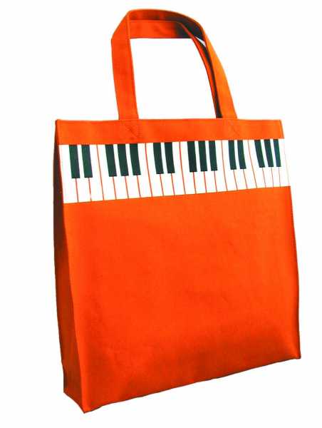 Tuşeli Turuncu Çanta - 1