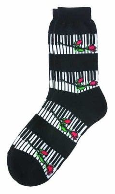 Tuşe - Gül Desenli Kadın Çorabı - AİM GİFTS