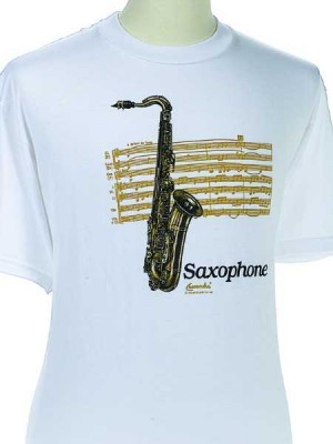 Saksafon T-shirt - Thumbnail