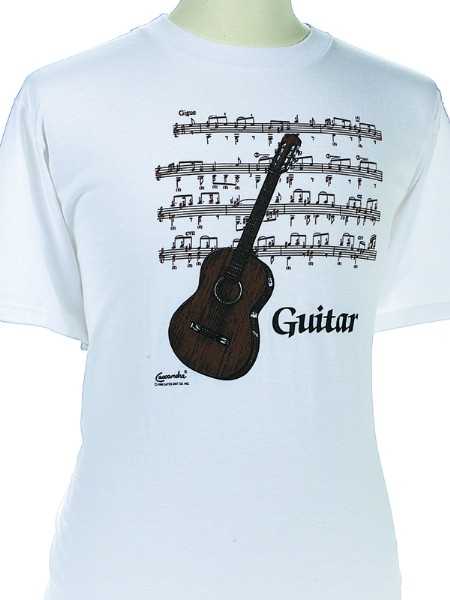 Gitar ve Notalı T-shirt