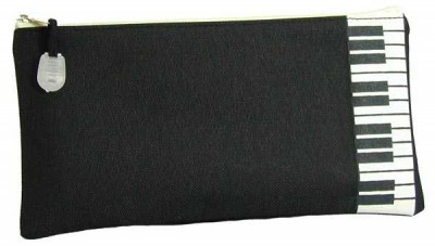 Tuşeli Siyah Kalem Çantası - G&G