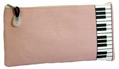 Tuşeli Pembe Kalem Çantası - G&G