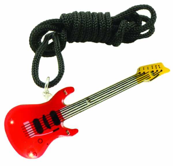 Işıklı Kolye - Elektro Gitar